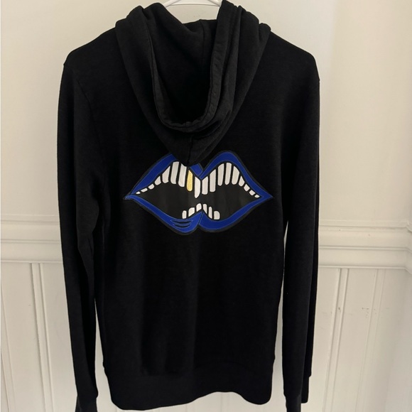 Chrome Hearts Matty Boy Chomper Leather Patch Zip-Up Hoodie - Picture 6 of 14